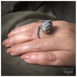 Marcasite Cheetah Ring