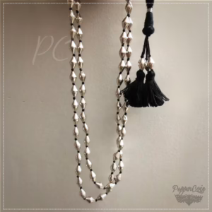 Dholki wax beads neckpiece