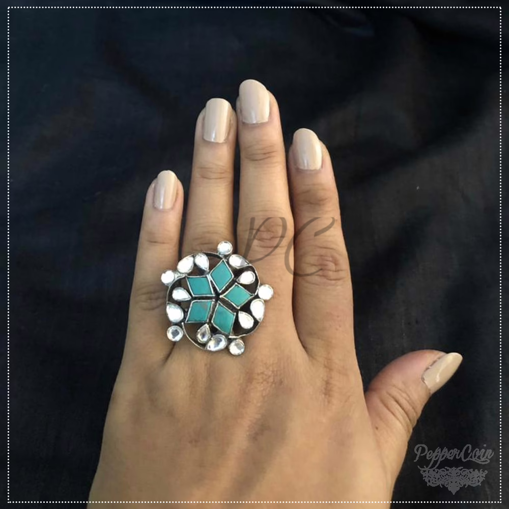 Turquoise Finger Ring