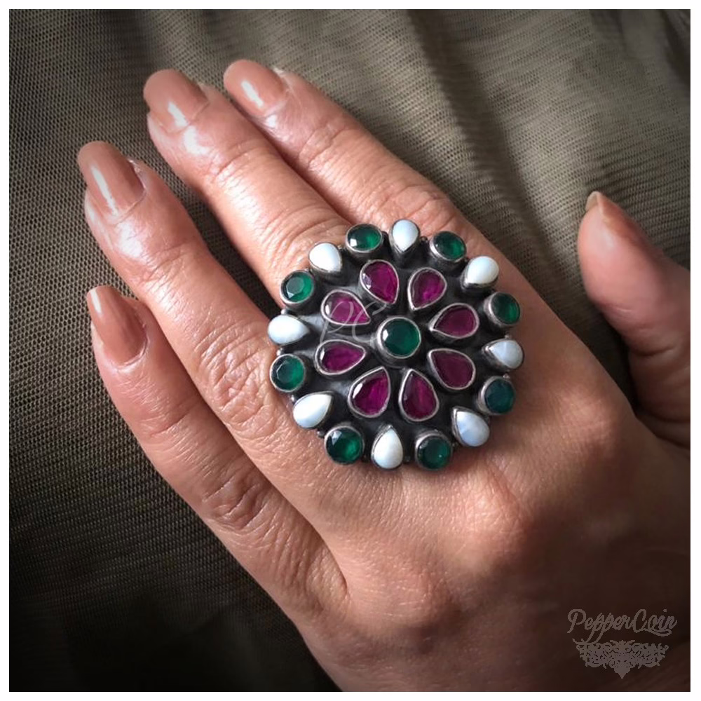 Multicolour Finger Ring