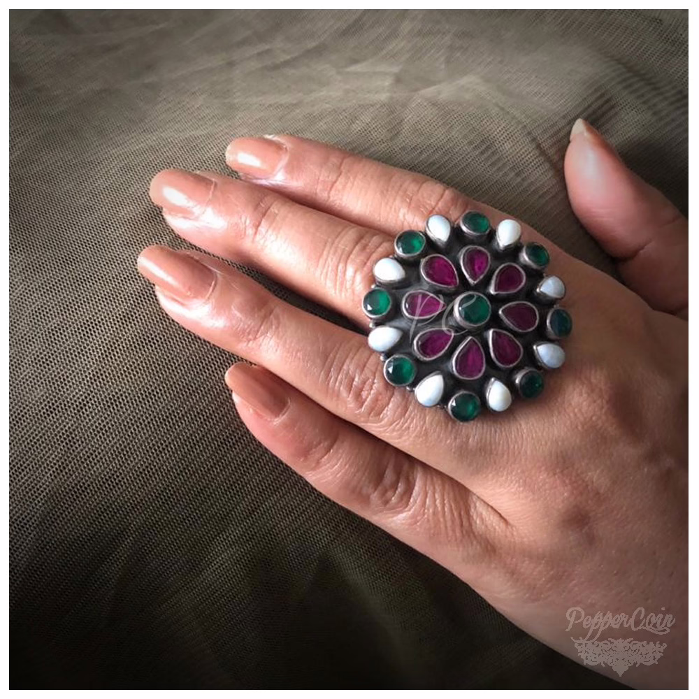 Multicolour Finger Ring - Image 2