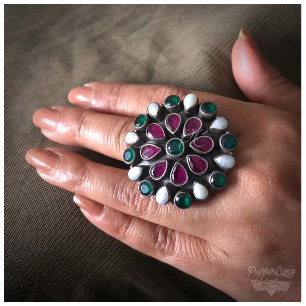 Multicolour Finger Ring - Image 3