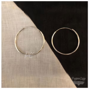 Silver Hoops